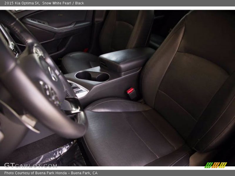 Snow White Pearl / Black 2015 Kia Optima SX