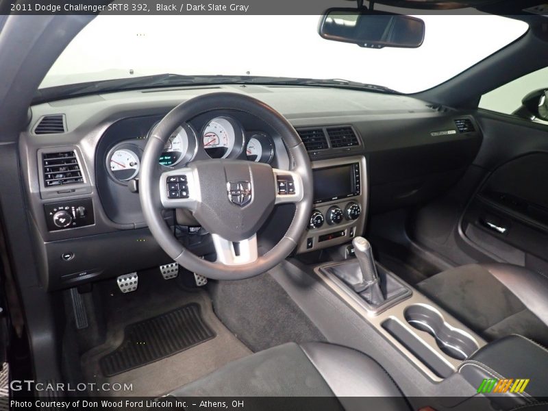 Black / Dark Slate Gray 2011 Dodge Challenger SRT8 392