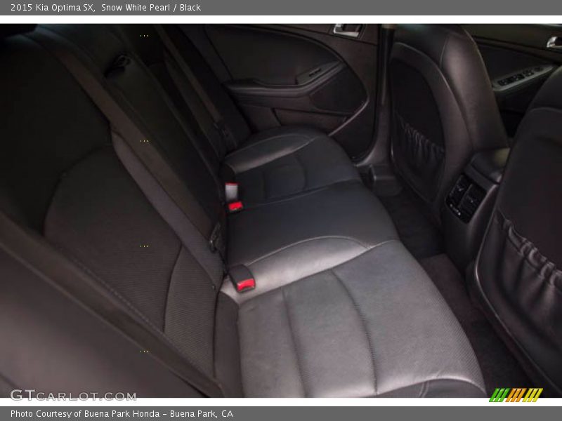 Snow White Pearl / Black 2015 Kia Optima SX