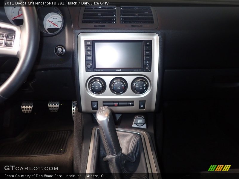 Black / Dark Slate Gray 2011 Dodge Challenger SRT8 392