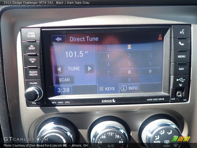 Black / Dark Slate Gray 2011 Dodge Challenger SRT8 392