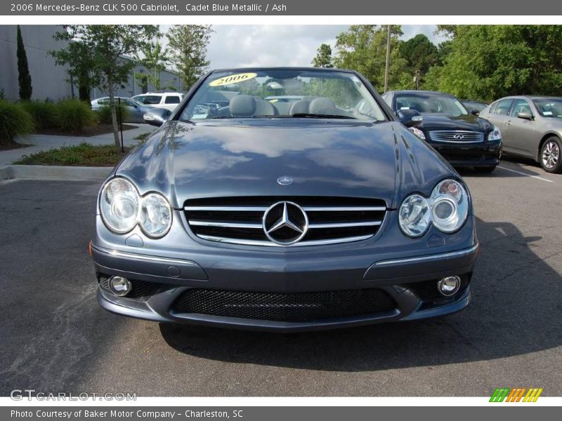 Cadet Blue Metallic / Ash 2006 Mercedes-Benz CLK 500 Cabriolet