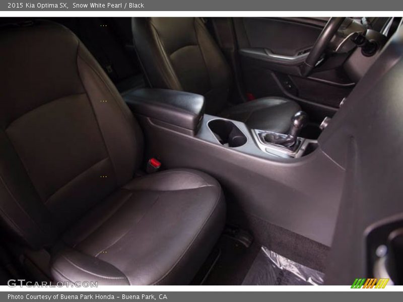 Snow White Pearl / Black 2015 Kia Optima SX