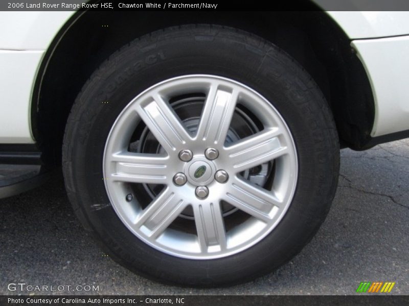 Chawton White / Parchment/Navy 2006 Land Rover Range Rover HSE