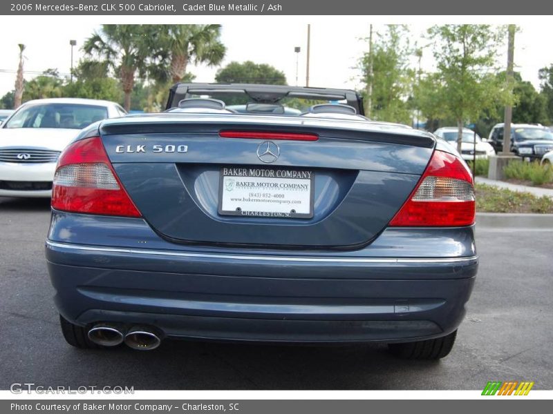 Cadet Blue Metallic / Ash 2006 Mercedes-Benz CLK 500 Cabriolet