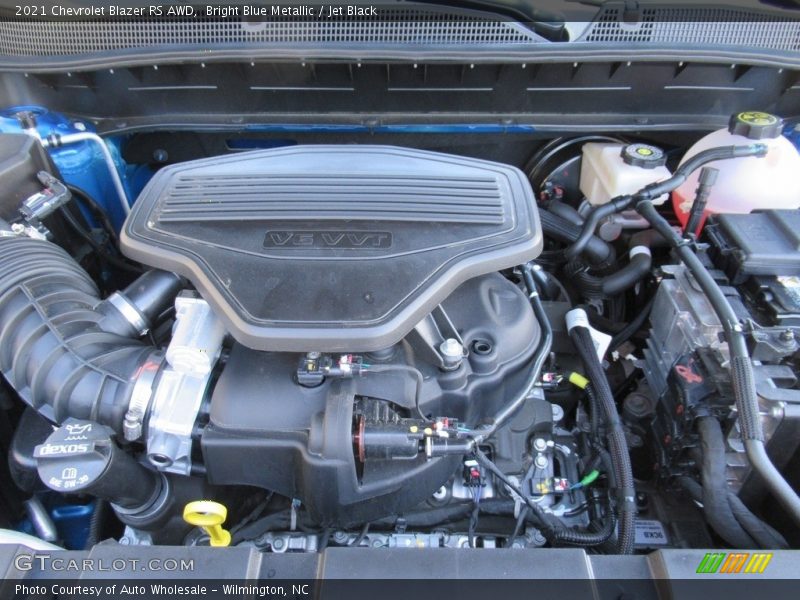 Bright Blue Metallic / Jet Black 2021 Chevrolet Blazer RS AWD