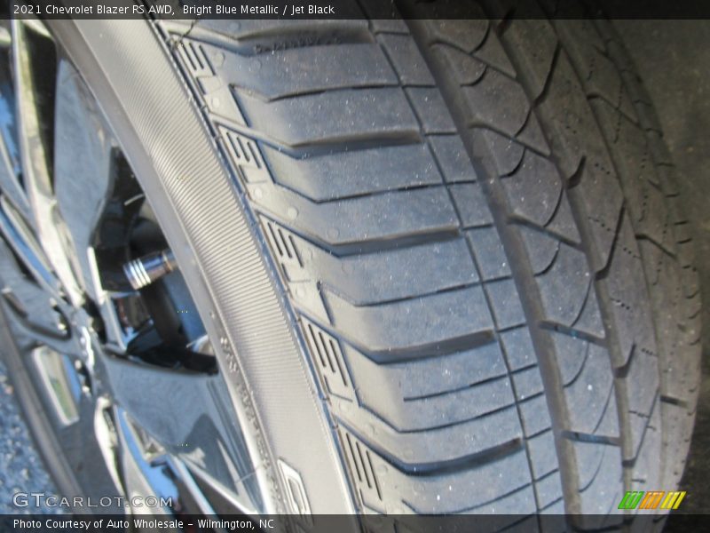 Bright Blue Metallic / Jet Black 2021 Chevrolet Blazer RS AWD