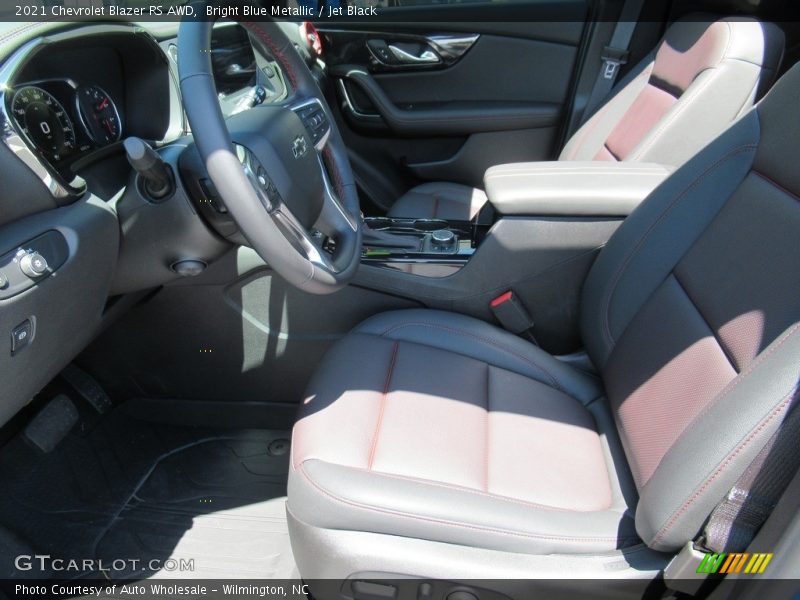 Bright Blue Metallic / Jet Black 2021 Chevrolet Blazer RS AWD