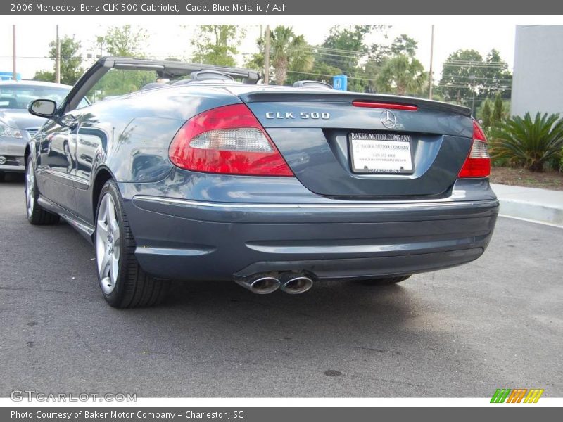 Cadet Blue Metallic / Ash 2006 Mercedes-Benz CLK 500 Cabriolet