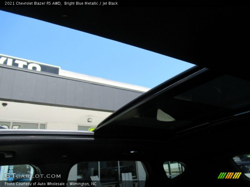 Bright Blue Metallic / Jet Black 2021 Chevrolet Blazer RS AWD