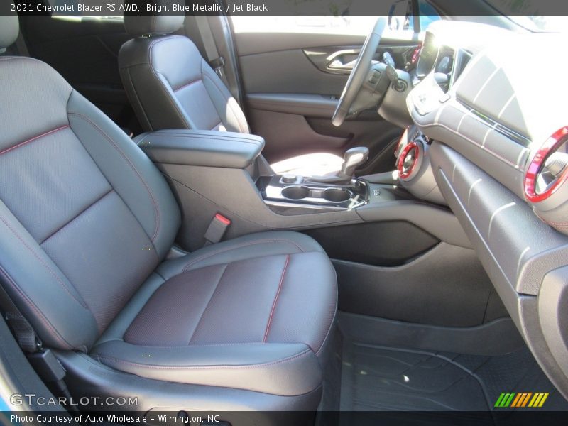 Bright Blue Metallic / Jet Black 2021 Chevrolet Blazer RS AWD