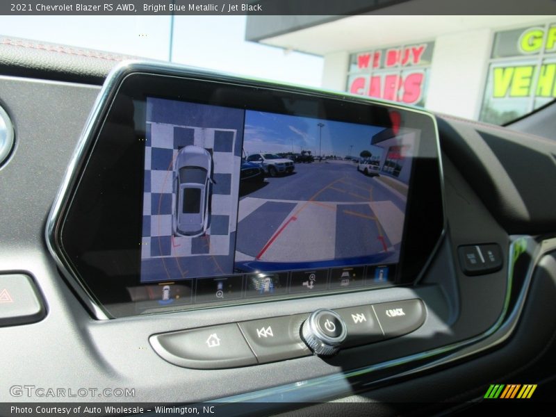 Bright Blue Metallic / Jet Black 2021 Chevrolet Blazer RS AWD