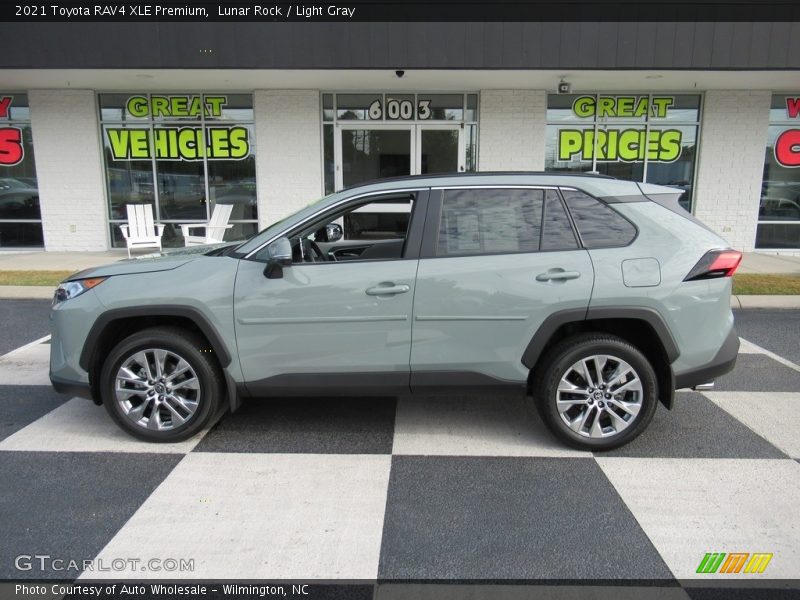 Lunar Rock / Light Gray 2021 Toyota RAV4 XLE Premium