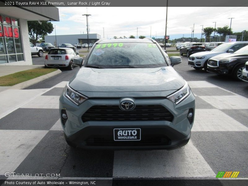Lunar Rock / Light Gray 2021 Toyota RAV4 XLE Premium