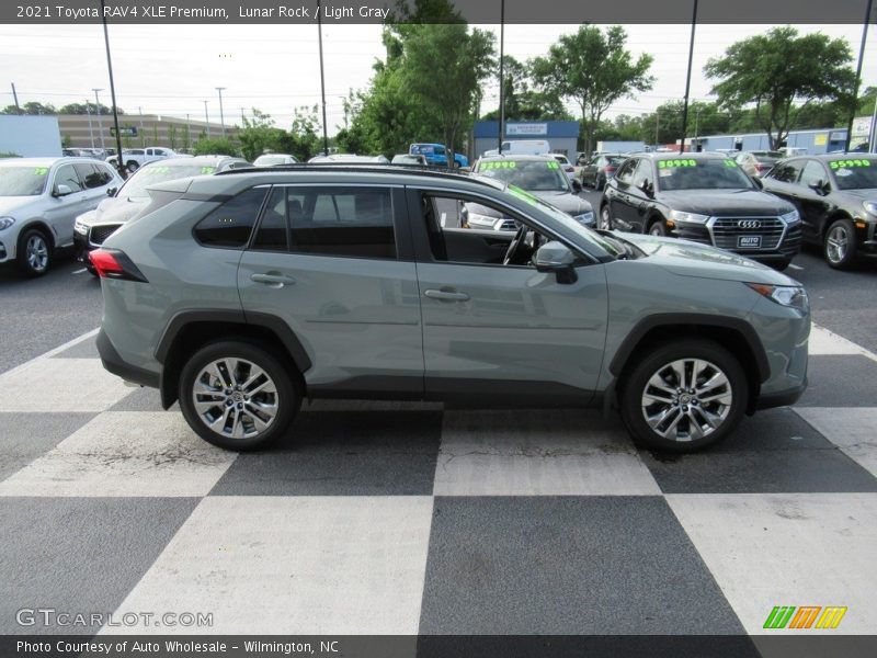 Lunar Rock / Light Gray 2021 Toyota RAV4 XLE Premium