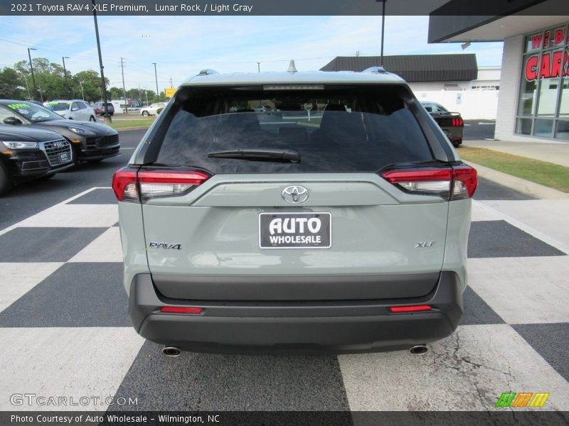 Lunar Rock / Light Gray 2021 Toyota RAV4 XLE Premium