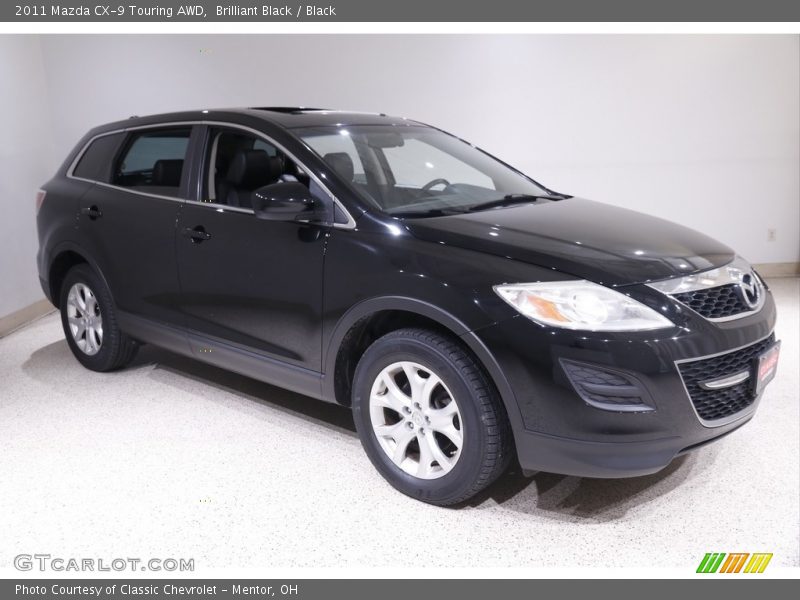 Brilliant Black / Black 2011 Mazda CX-9 Touring AWD