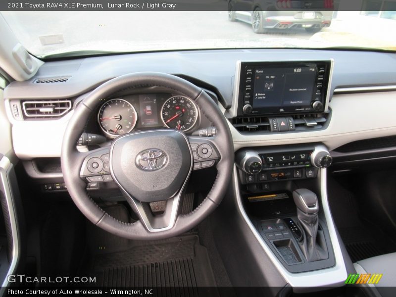 Lunar Rock / Light Gray 2021 Toyota RAV4 XLE Premium