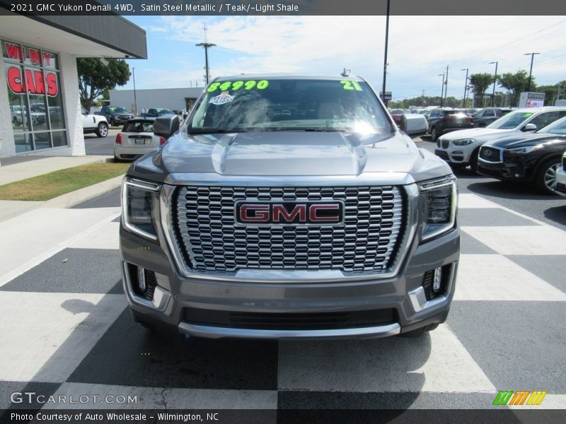 Satin Steel Metallic / Teak/­Light Shale 2021 GMC Yukon Denali 4WD
