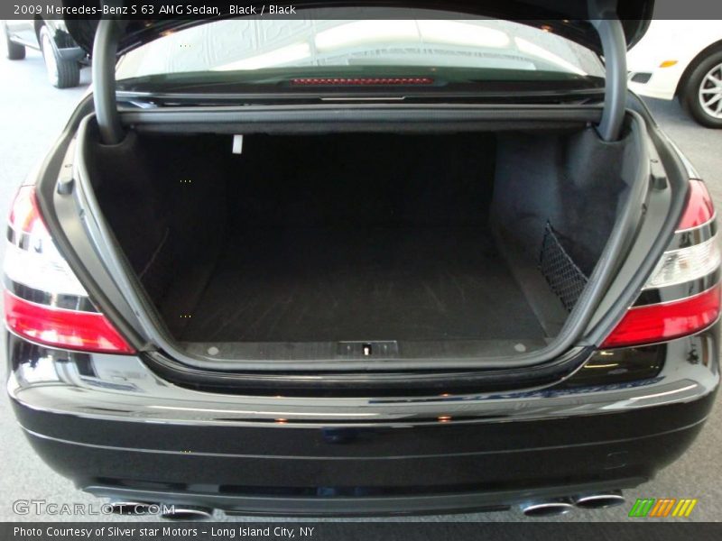 Black / Black 2009 Mercedes-Benz S 63 AMG Sedan
