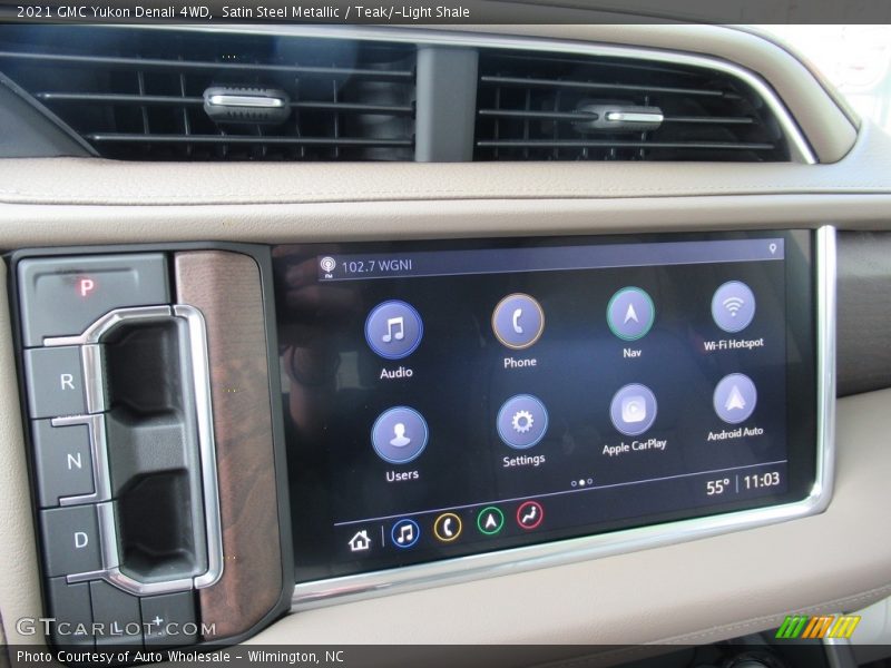 Satin Steel Metallic / Teak/­Light Shale 2021 GMC Yukon Denali 4WD