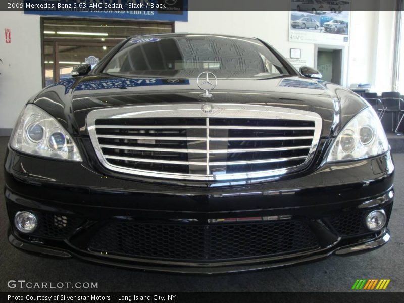 Black / Black 2009 Mercedes-Benz S 63 AMG Sedan