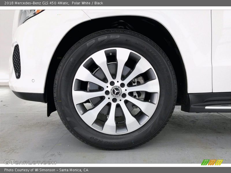 Polar White / Black 2018 Mercedes-Benz GLS 450 4Matic