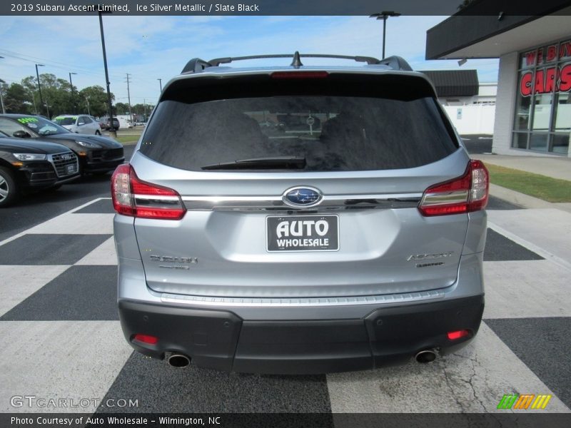 Ice Silver Metallic / Slate Black 2019 Subaru Ascent Limited