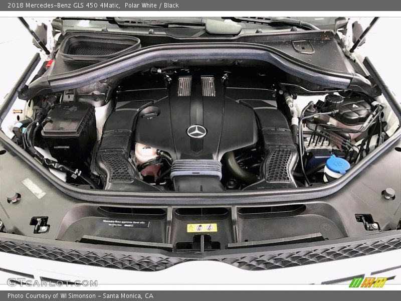 Polar White / Black 2018 Mercedes-Benz GLS 450 4Matic