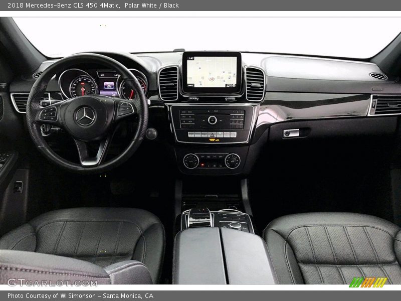 Polar White / Black 2018 Mercedes-Benz GLS 450 4Matic