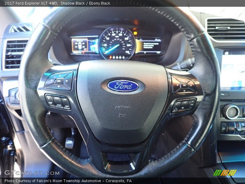 Shadow Black / Ebony Black 2017 Ford Explorer XLT 4WD
