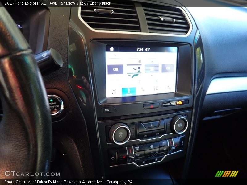 Shadow Black / Ebony Black 2017 Ford Explorer XLT 4WD