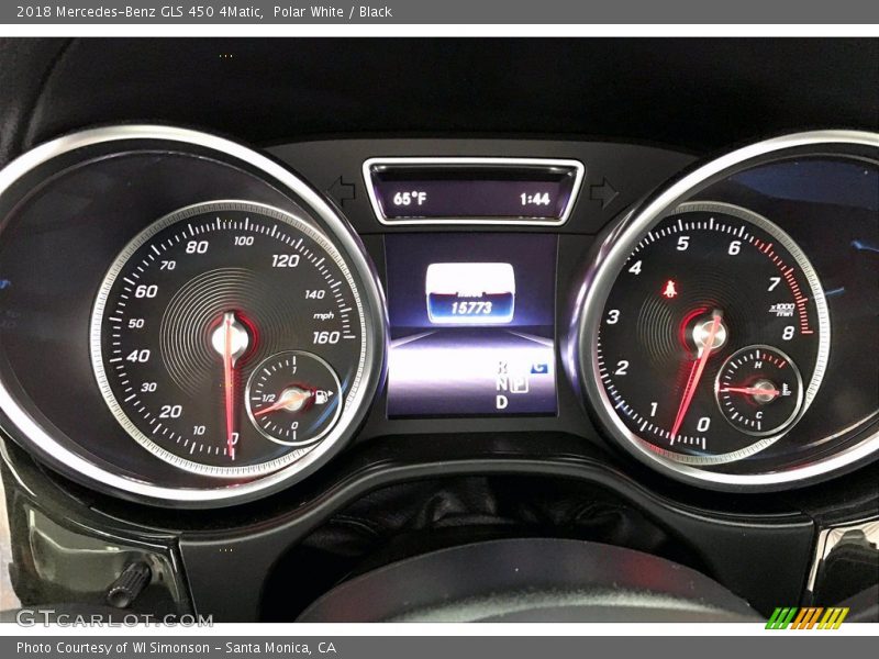 Polar White / Black 2018 Mercedes-Benz GLS 450 4Matic