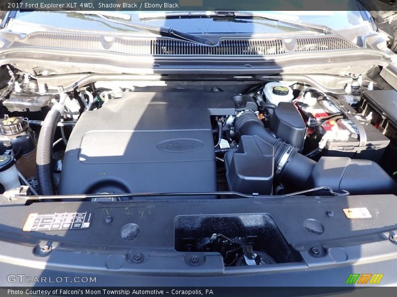 Shadow Black / Ebony Black 2017 Ford Explorer XLT 4WD