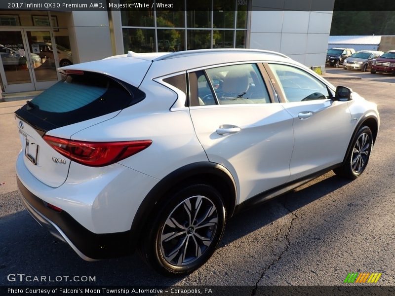 Majestic White / Wheat 2017 Infiniti QX30 Premium AWD
