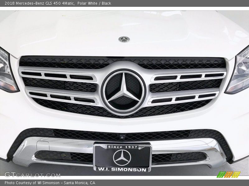 Polar White / Black 2018 Mercedes-Benz GLS 450 4Matic