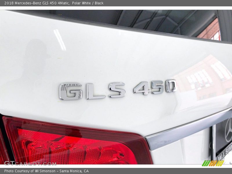 Polar White / Black 2018 Mercedes-Benz GLS 450 4Matic