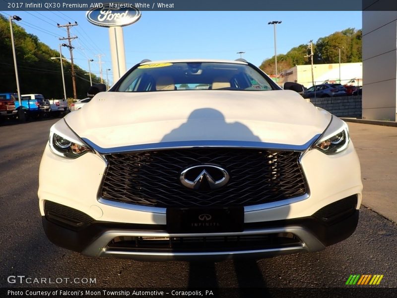 Majestic White / Wheat 2017 Infiniti QX30 Premium AWD