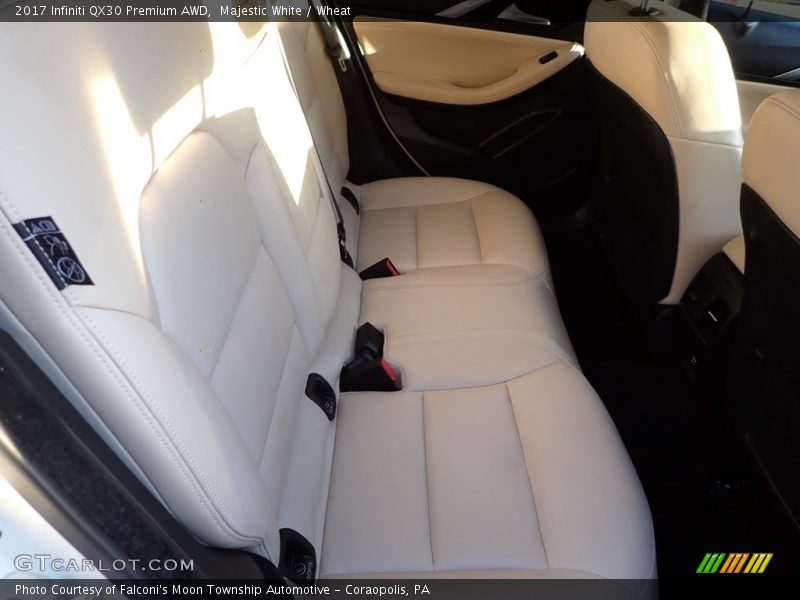 Rear Seat of 2017 QX30 Premium AWD