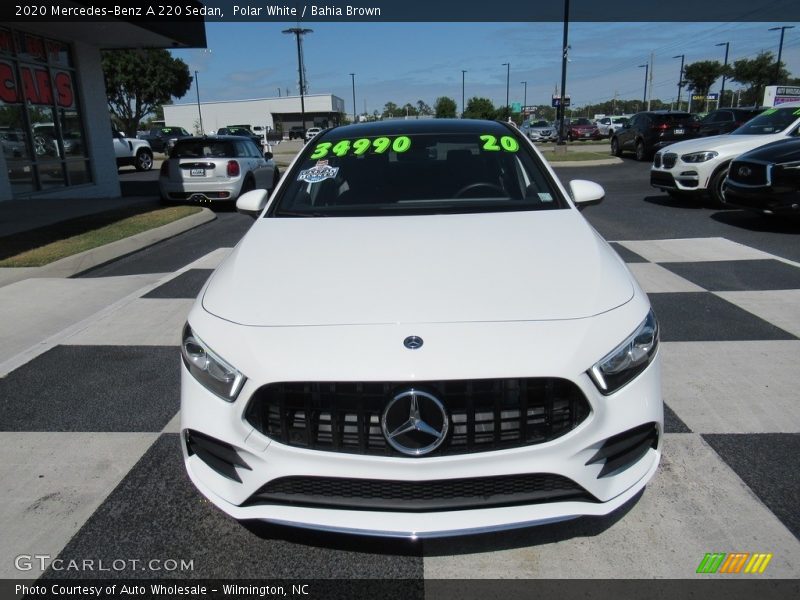 Polar White / Bahia Brown 2020 Mercedes-Benz A 220 Sedan