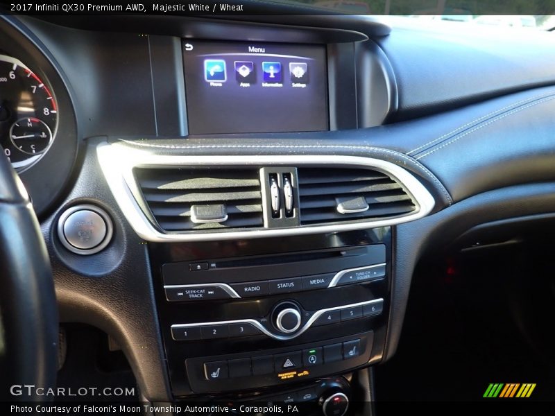 Majestic White / Wheat 2017 Infiniti QX30 Premium AWD