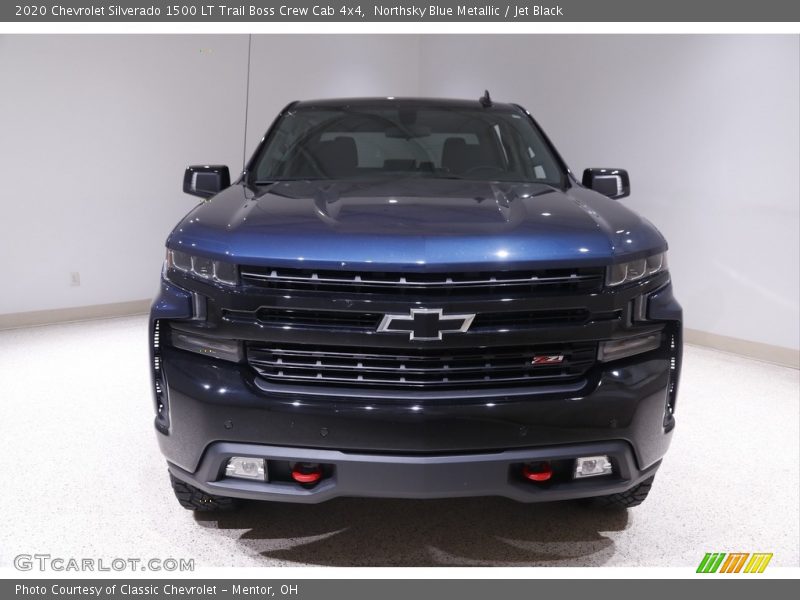 Northsky Blue Metallic / Jet Black 2020 Chevrolet Silverado 1500 LT Trail Boss Crew Cab 4x4