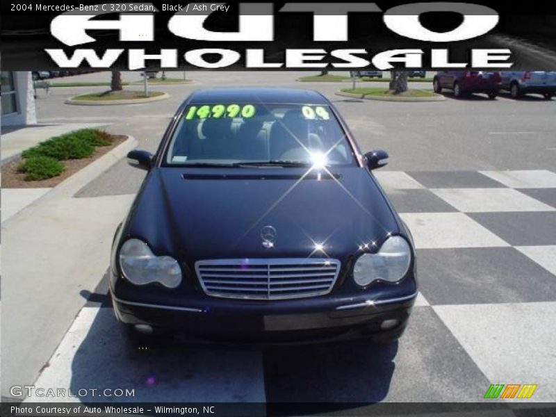 Black / Ash Grey 2004 Mercedes-Benz C 320 Sedan