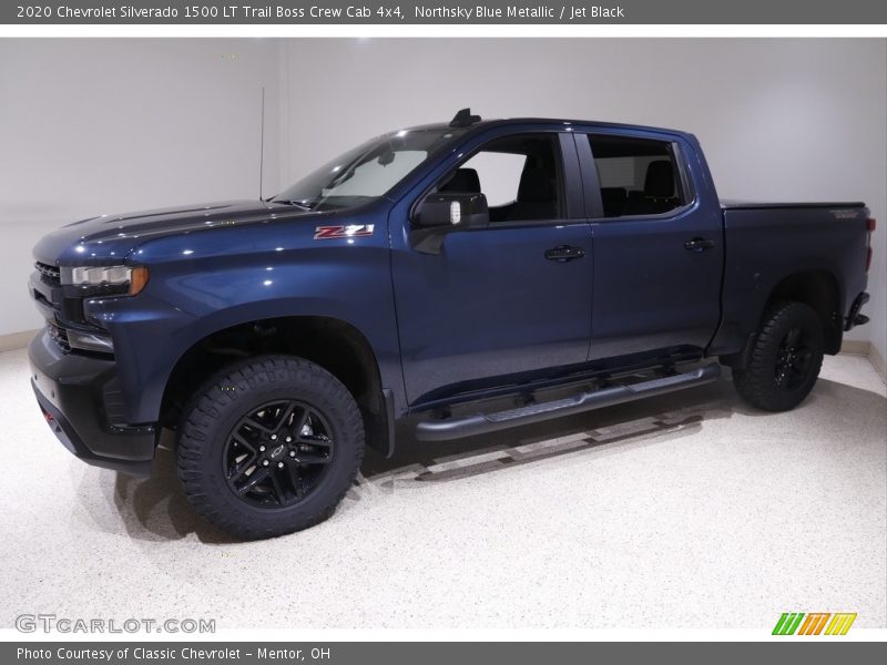 Northsky Blue Metallic / Jet Black 2020 Chevrolet Silverado 1500 LT Trail Boss Crew Cab 4x4