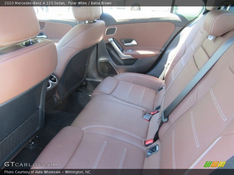 Polar White / Bahia Brown 2020 Mercedes-Benz A 220 Sedan
