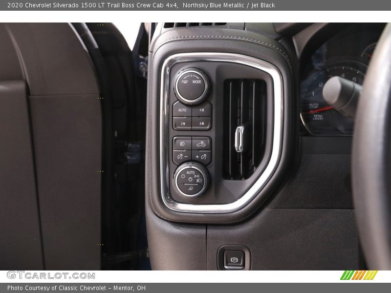 Northsky Blue Metallic / Jet Black 2020 Chevrolet Silverado 1500 LT Trail Boss Crew Cab 4x4