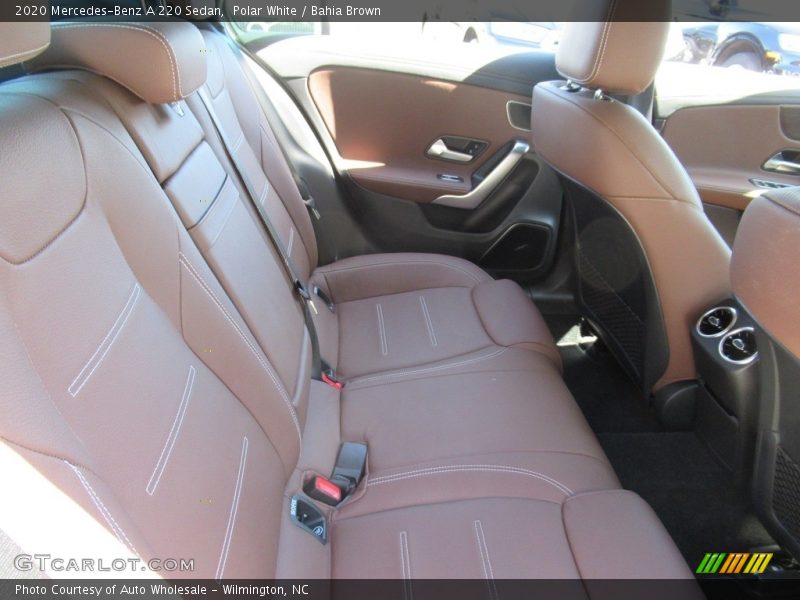 Polar White / Bahia Brown 2020 Mercedes-Benz A 220 Sedan
