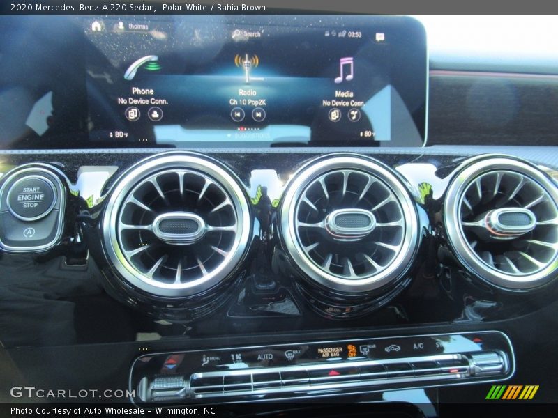 Polar White / Bahia Brown 2020 Mercedes-Benz A 220 Sedan