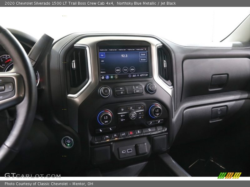 Northsky Blue Metallic / Jet Black 2020 Chevrolet Silverado 1500 LT Trail Boss Crew Cab 4x4