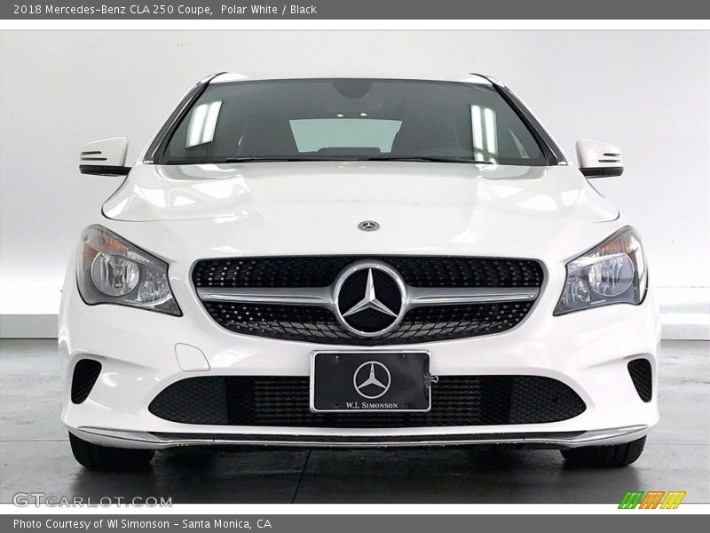Polar White / Black 2018 Mercedes-Benz CLA 250 Coupe